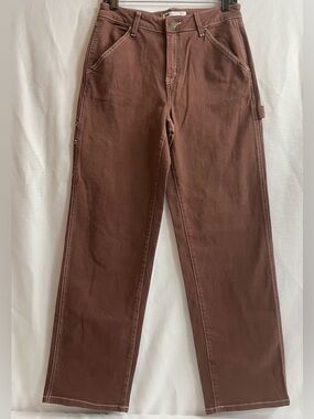 SO GOODS FOR LIFE HIGH RISE Wide-Leg  Pants Chocolate Brown Women’s Size 9/29W